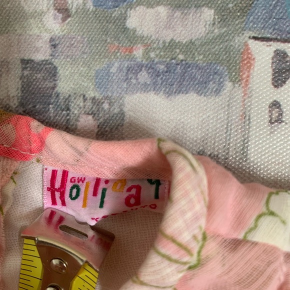 Vintage Early 60’s Holliday Toronto Neon Pink Mushroom Girls Pink Ruffle Dress - Picture 7 of 16